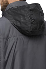 Geox M Litio Short Jkt Chaqueta, Perla ahumada/Negro, 56 para Hombre