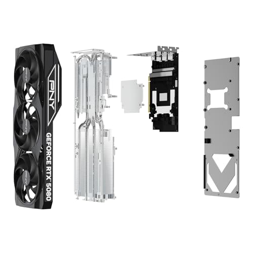 PNY Tarjeta Gráfica GeForce RTX™ 5080 16GB OC Triple Fan DLSS 4