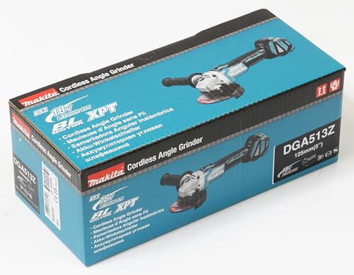 Makita DGA513Z Amoladora de ángulo 18 V (sin batería, sin Cargador)
