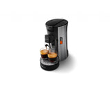 Philips CSA250/11 Senseo Select Eco, Intensity Plus, Crema Plus, función Memo, acero cepillado