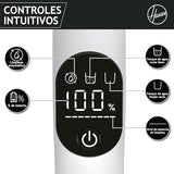 Hoover HW5 Wet and Dry – Aspirador en seco y húmedo, sin Cable, función de fregado, Motor de Alta Potencia, Sistema de Doble Rodillo, 3 Modos, autolimpieza, Aspirador/fregona 2 en 1, 230 W [HW500]