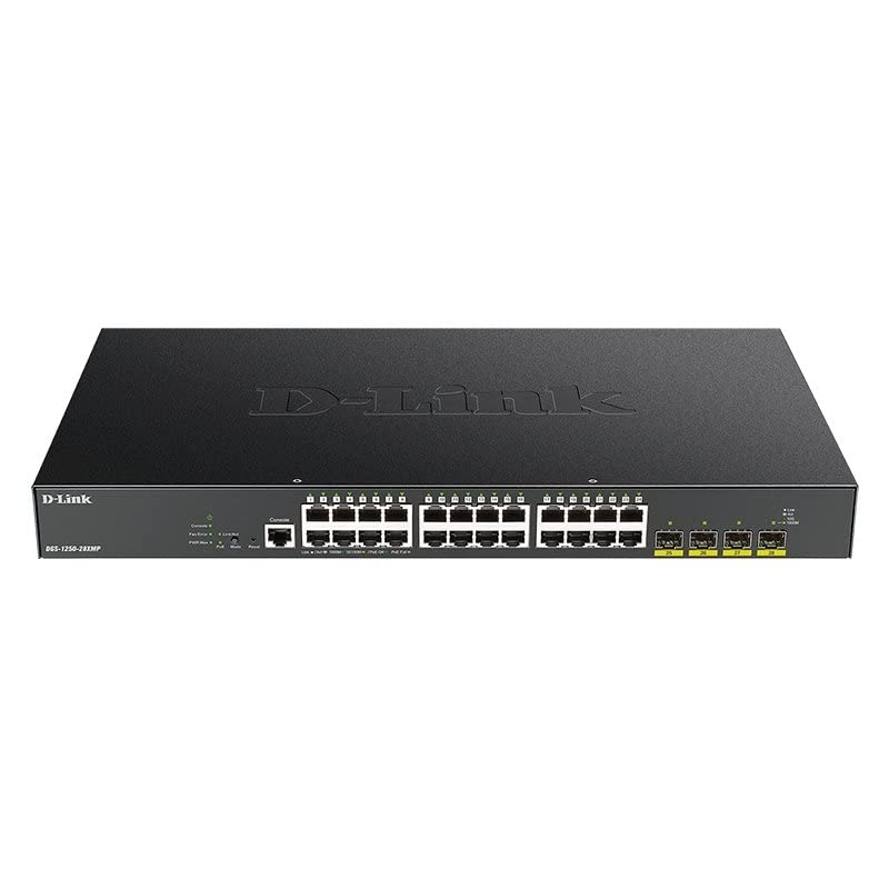 Switch 28 Puertos, gestión Inteligente, PoE, capacidades de Red avanzadas, Ideal para optimizar Conexiones en Empresas y Redes.