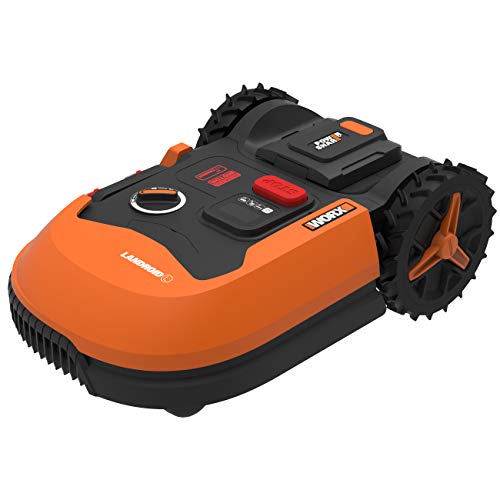 WORX Landroid L WR147E - Cortacésped para Jardines de hasta 1000 m², Plataforma Flotante Especialmente silenciosa