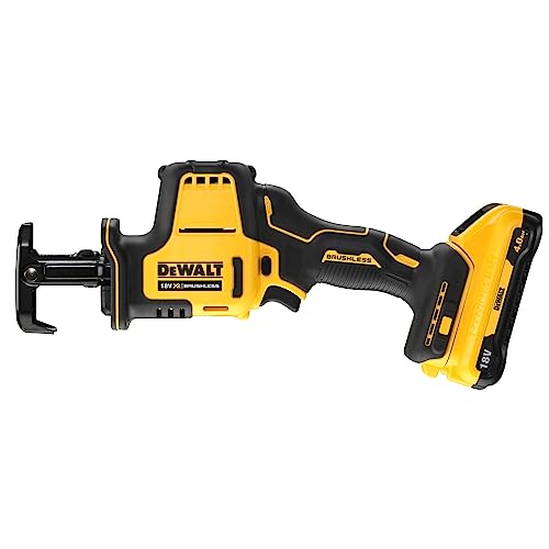 DEWALT DCS369NT-XJ - Mini-Sierra Sable XR 18V, Motor sin escobillas, En caja TSTAK, Sin Batería ni Cargador