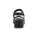 ECCO Flowtedge LX, Sandalias con tacón Mujer, Color Negro, 38 EU