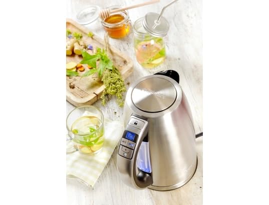 Cuisinart Hervidor eléctrico con jarra Multi-Temp | Ebullición rápida, 3KW | Sin cable | 1,7L de capacidad | Temperatura ajustable | Filtro antical lavable y extraíble | Acero inoxidable