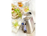 Cuisinart Hervidor eléctrico con jarra Multi-Temp | Ebullición rápida, 3KW | Sin cable | 1,7L de capacidad | Temperatura ajustable | Filtro antical lavable y extraíble | Acero inoxidable