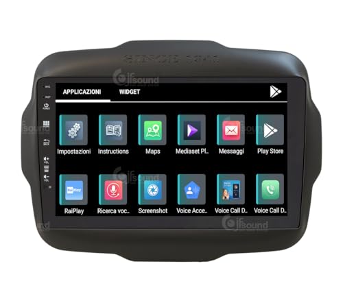 Radio de Coche para Jeep Renegade Android GPS Bluetooth WiFi USB Dab+ Touchscreen 9" 8core Carplay AndroidAuto