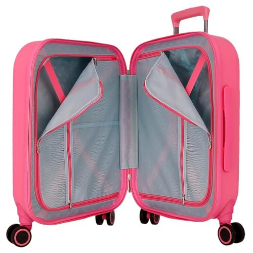 Joumma Disney You Are Magical Juego de Maletas Fucsia 55/70 cms Rígido 7,54 kgs Cierre TSA Integrado ABS 7,54 kgs 116L Equipaje de Mano