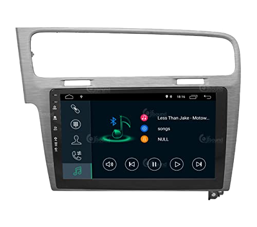 Radio de Coche para Volkswagen Golf 7 Gris Satinado Android GPS Bluetooth WiFi USB Dab+ Touchscreen 10" 4core Carplay AndroidAuto