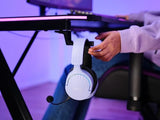 Trust Gaming GXT 491P Fayzo Cascos Gaming Inalámbricos Bluetooth + 2.4 GHz, 7.1 Sonido Envolvente, Batería de 22 Horas, Auriculares Inalámbricos RGB Over-Ear PC PS5 PS4 Switch - Morado
