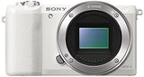 Sony ILCE-5100 - Cámara EVIL de 24.7 Mp ( pantalla 3", estabilizador óptico, vídeo Full HD ), color blanco - Kit cuerpo cámara con objetivo E PZ 16-50 mm f/3.5-5.6