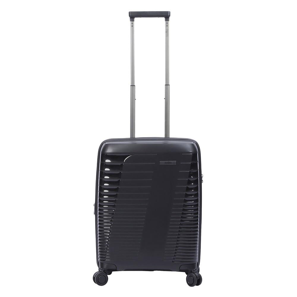 TOTTO - Maleta Trolley Cabina, Modelo Traveler, 39 x 55.5 x 26.5 cm, Capacidad 48L, Rígida y Expandible, Ruedas 360º, Manija Telescópica, Correas Internas, Candado TSA, Color Negro