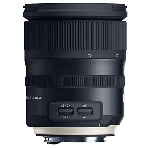 Tamron T81065 - Objetivo para cámara Canon (SP 24-70mm, Apertura F/2.8 Di, Rendimiento de estabilización VC USD G2, A032) Negro