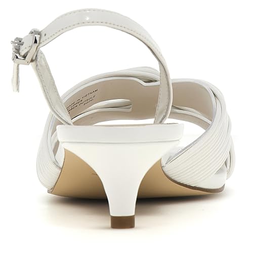 Michael Kors Alessia, Sandals Mujer, Optic White, 40 EU