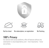 Eve Outdoor Cam – cámara segura con foco, máxima seguridad y privacidad (HomeKit Secure Video), 1080p, visión nocturna, Wi-Fi (2,4 GHz), sensor de movimiento, comunicación bidireccional