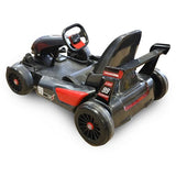 TURBO CHALLENGE - Kart - Vehículo Eléctrico de Paseo - 119658 - Coche de Control Remoto - Gris - Máximo 50 kg - Plástico - Baterías Recargables y Pilas No Incluidas - A Partir de 7 años