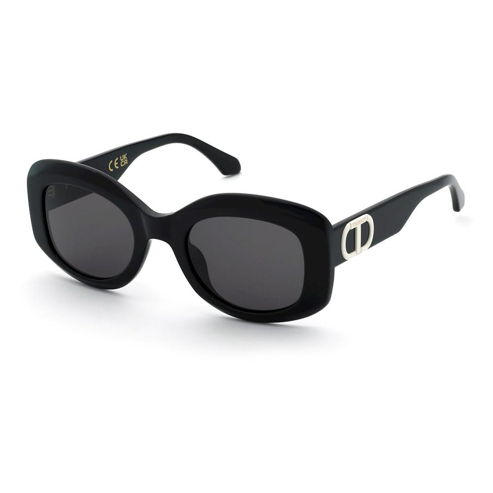 Twinset, SUNGLASSES, STW098-52-0700, SHINY BLACK, Female