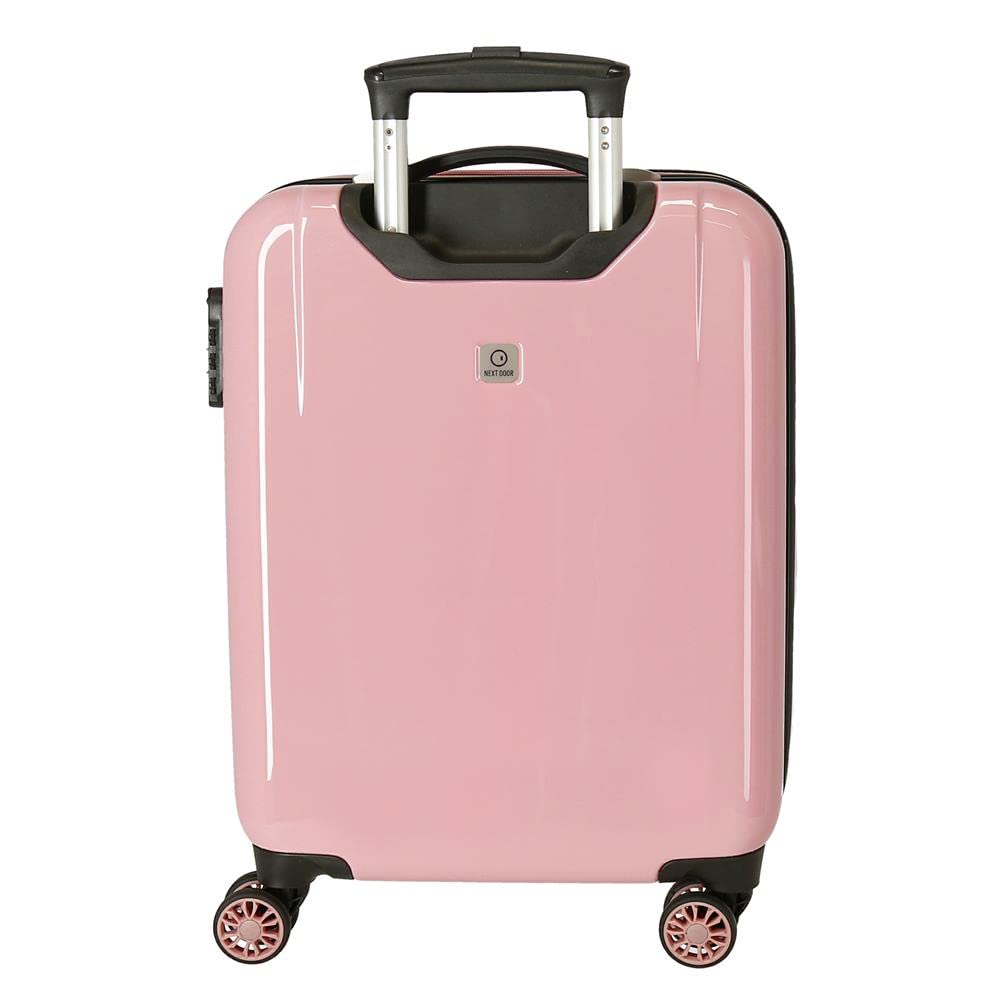 Disney Princesas Maleta de cabina Rosa 38x55x20 cms Rígida ABS Cierre de combinación lateral 34L 2 kgs 4 Ruedas dobles
