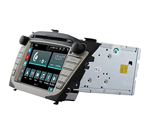 Autorradio de Ajuste Personalizado para Hyundai IX35 Android GPS Bluetooth WiFi Dab USB Pantalla táctil Full HD 7" procesador de 8 núcleos y comandos de Voz