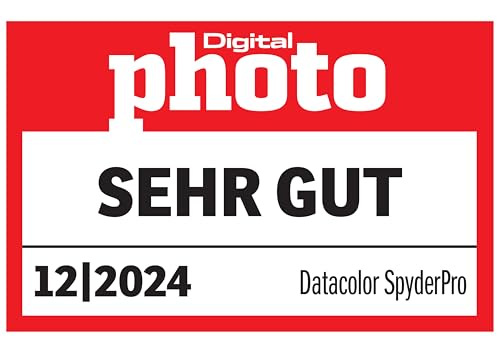 Datacolor SpyderPro - Monitor-Farbmanagement für Anfänger und Profis - Farbkalibrierung Online Content und digitale Designs - Benutzerfreundliches Farbmessgerät zur Kalibrierung und Profilerstellung