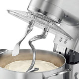 RGV Pastaprof PL10S amasadora planetaria, capacidad 10 l, doble gancho, 1500 W, 6 velocidades, color plateado, W