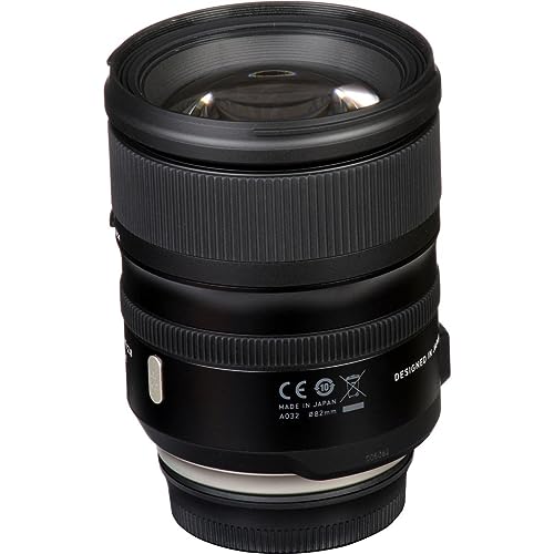 Tamron T81065 - Objetivo para cámara Canon (SP 24-70mm, Apertura F/2.8 Di, Rendimiento de estabilización VC USD G2, A032) Negro