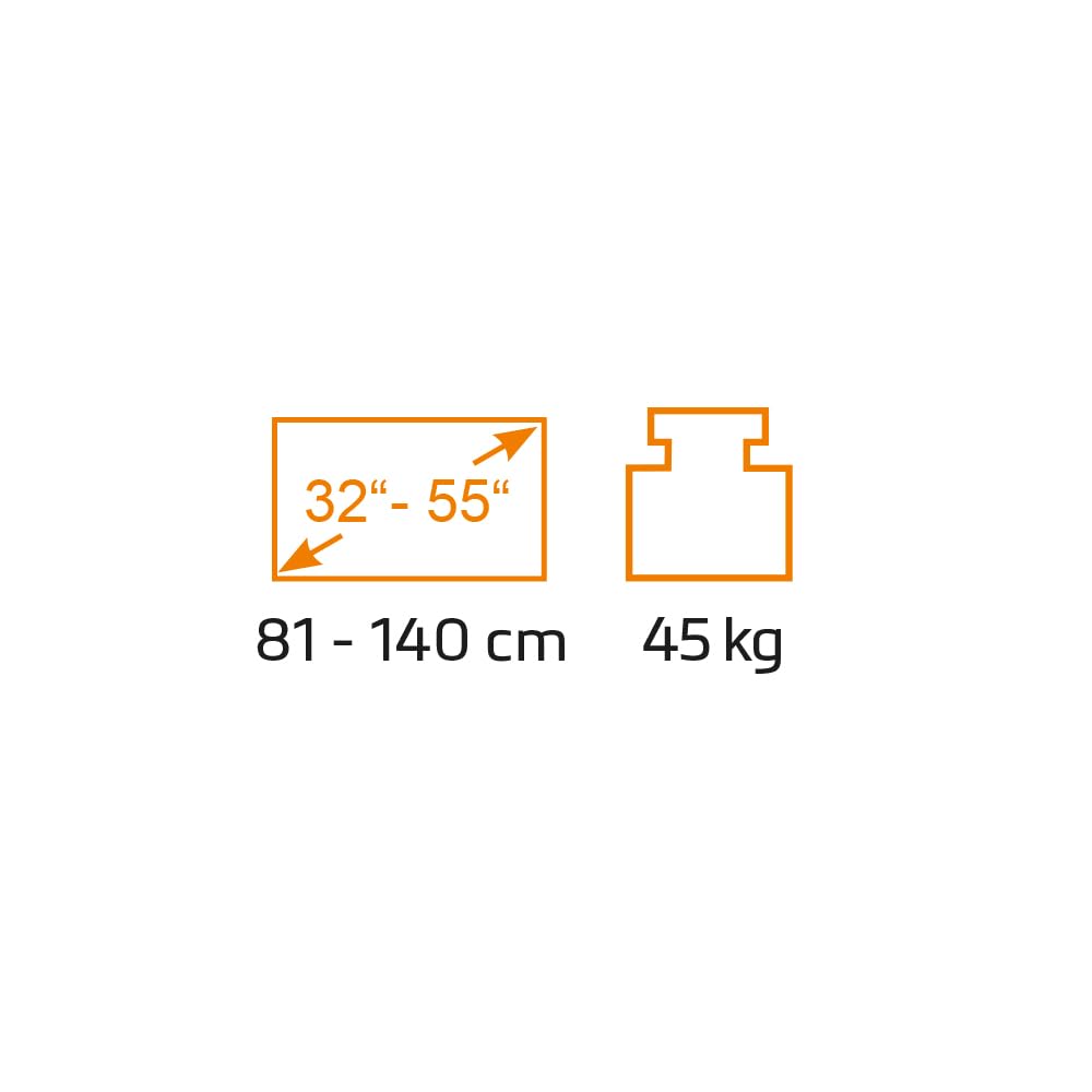 my wall HP64L - Soporte de Elevador de TV con Mando a Distancia, motorizado, Altura Ajustable de 81,3 cm a 139,7 cm (55) eléctrico