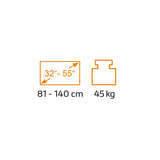my wall HP64L - Soporte de Elevador de TV con Mando a Distancia, motorizado, Altura Ajustable de 81,3 cm a 139,7 cm (55) eléctrico