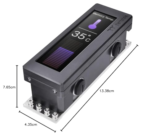 Thermaltake Pacific A2 Ultra Memory Water Block | Arbeitsspeicher-Kühler | 3.9" LCD-Display | PC-Watercooling