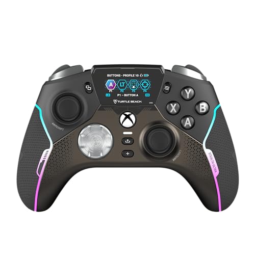 Turtle Beach Stealth Ultra Controlador de Juegos Inalámbrico con Base de Carga Rápida, Gatillos Ajustables y Pantalla de Comando para Xbox Series X|S, Xbox One y PC [con Licencia Oficial para Xbox]