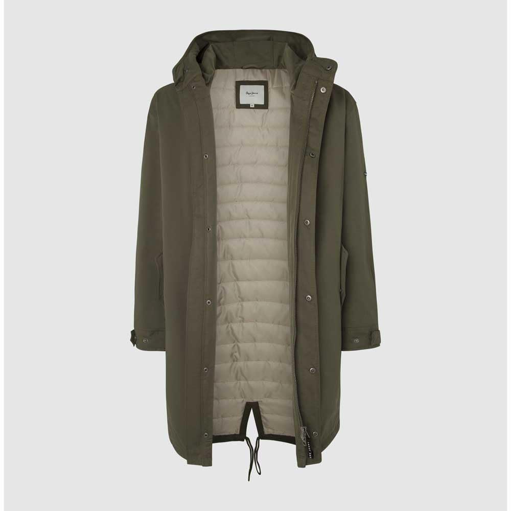 Pepe Jeans Thander Chaqueta, Verde (Verde Hoja), S para Hombre