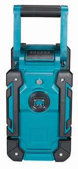 Makita DMR112 Battery Operated Construction Site Radio 7.2 V - 18 V with Dab+ and Bluetooth (Without Battery, Without Charger), Turquoise