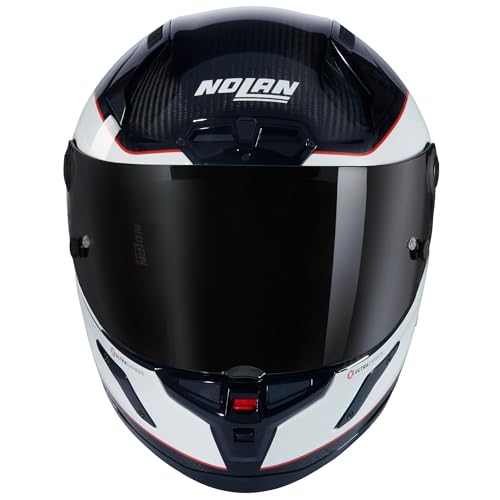 NOLAN Helmet X-804 RS ASSO DI PICCHE 343 L, Carbono/Blanco/Rojo
