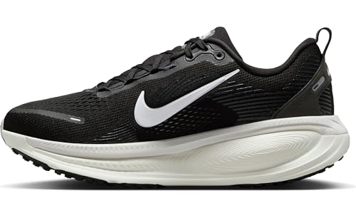 NIKE W Vomero 18, Sneaker Mujer, Black/Summit White/Coconut Mil, 44 EU