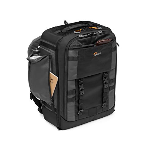 Lowepro Pro Trekker BP 450 AW II, Mochila Fotográfica para Exteriores, Tejido Reciclado, Espacio para Portátil/Tableta de 15", Maxfit, Cámara Mirrorless/DSLR, Negro/Gris Oscuro
