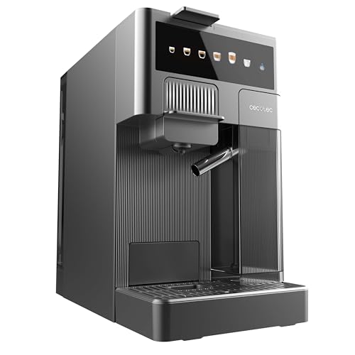 Cecotec Cafetera Cápsulas Express con Tanque de Leche FreeStyle Latte T. 1350W, 20 Bares, Compatible con Café Molido, Dolce Gusto, Nespresso y K-Fee, Depósito 1,6L de Agua y 400ml de Leche