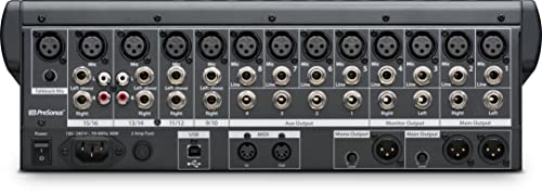 PreSonus StudioLive 16.0.2 USB, Mezclador Digital para Actuaciones y Grabación
