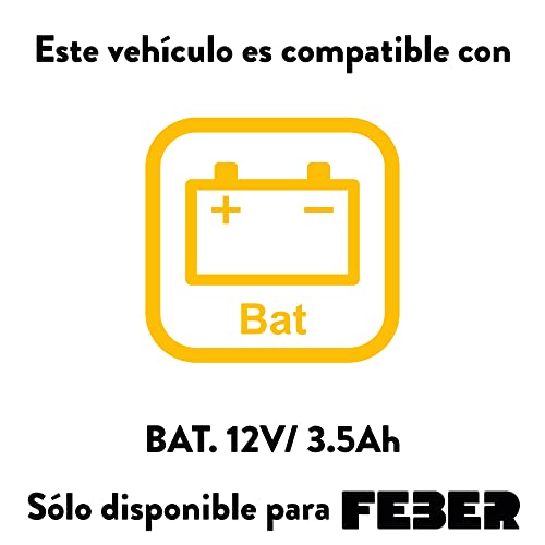 FEBER- Quad Boxer, Vehículo eléctrico a batería, 12 V, Verde (Famosa 800012541), Versión previa