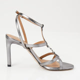 BOSS Janet_San90_BBLMNS, Sandalia Mujer, Plata, 38 EU