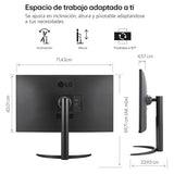 LG 32UR550K-B - Monitor 4K 32", Panel VA, (3840 x 2160), 60Hz, 4ms (GtG), DCI-P3 90%, Pivotable, Negro