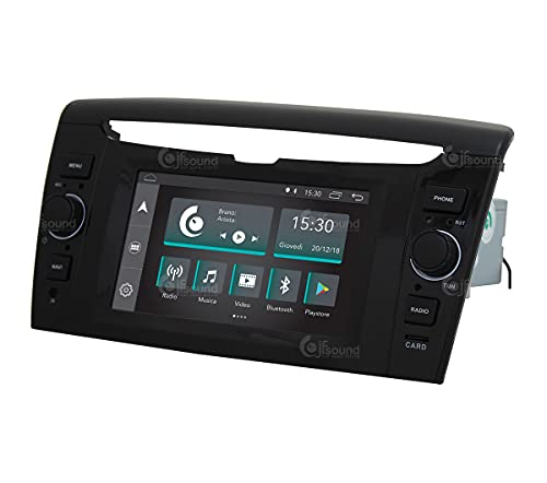 Radio de Coche para Lancia Ypsilon con USB Frontal de Serie Android GPS Bluetooth WiFi USB Dab+ Touchscreen 7" 4core Carplay AndroidAuto