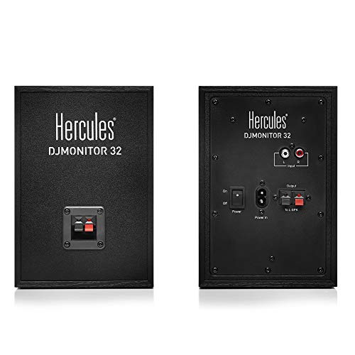 Hercules DJMonitor 32 - 2 altavoces activos de monitorización de 15 vatios RMS