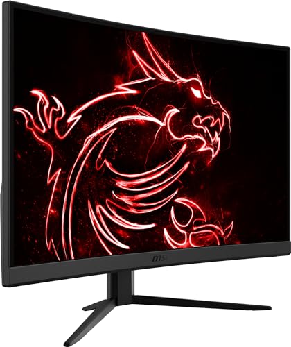 MSI Pantalla de PC G32C4 E2 curva FHD para juegos de 31.5 pulgadas, panel VA de 1500 R, 1920 x 1080, 170 Hz/1 ms, 16:9, FreeSync Premium: DisplayPort 1.2a, HDMI 1.4b