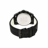 Armani Exchange Reloj Hombre, Movimiento Cronógrafo Cuarzo y Caja 45mm con Pulsera Piel, Grafito