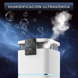 Purificador de Aire Air Essence Cyclone, 115-130m2, CADR 1000m3/h, Blanco, Air Purifier, Esterilización UVC, Neutralizador De Olores, Sensor de purificador aire Contaminantes y Control Remoto