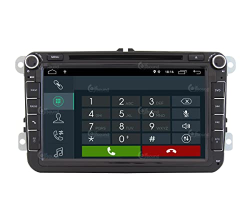 Radio de Coche para Volkswagen Golf Sharan Tiguan Android GPS Bluetooth WiFi USB Dab+ Touchscreen 8" 5core Carplay AndroidAuto