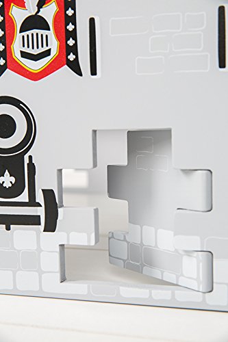 roba Gran Castillo 3 en 1 Divisible en dos Castillos - Juego de Construcción de Madera - Desde los 3 años