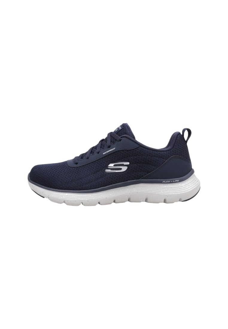 Skechers Flex Appeal 5.0 Fresh Trek, Zapatillas Mujer, Navy Mesh/Trim, 38.5 EU