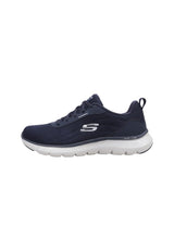 Skechers Flex Appeal 5.0 Fresh Trek, Zapatillas Mujer, Navy Mesh/Trim, 38.5 EU